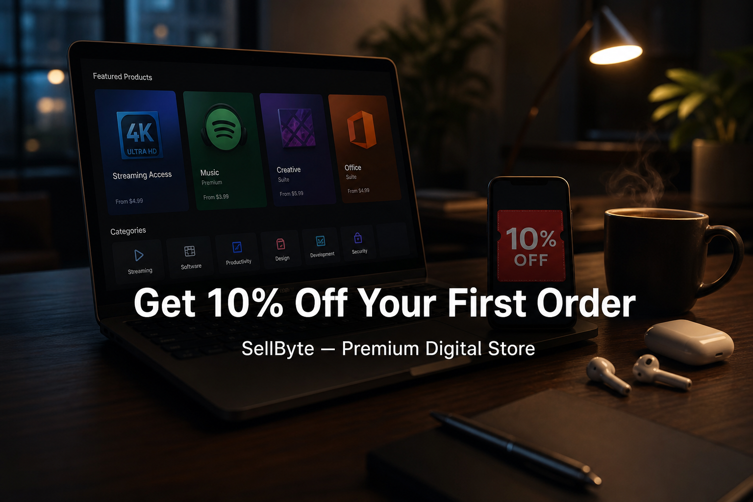 Welcome Offer — 10% Off