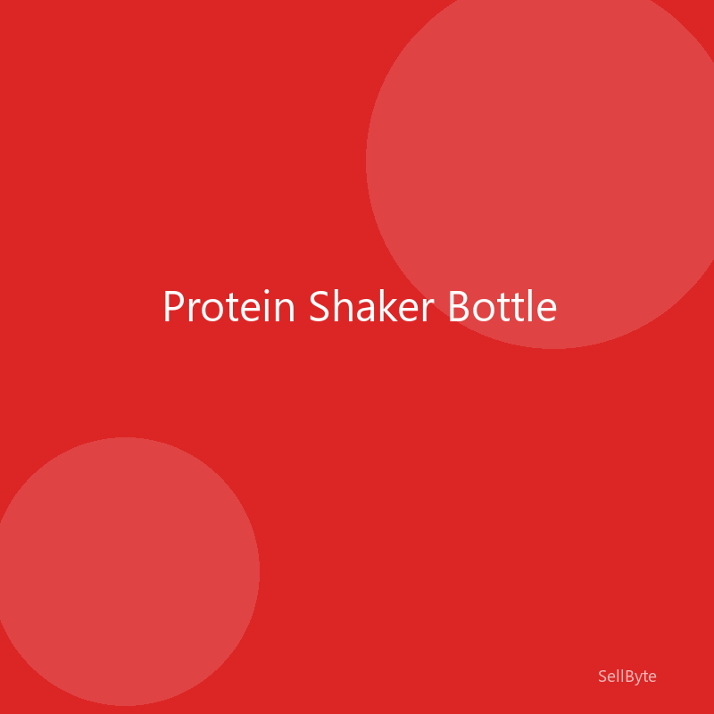 Protein Shaker Bottle